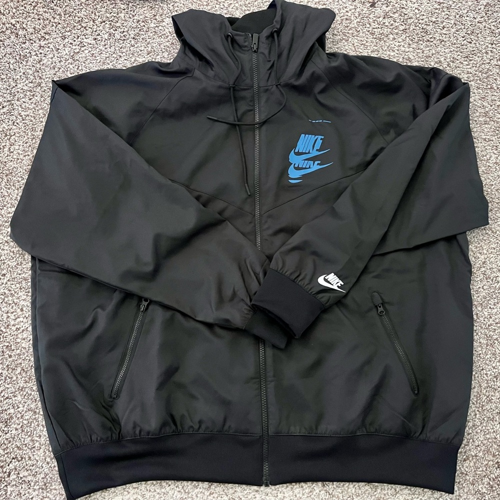 Nike Men's Black and Blue Windbreaker XL Never Worn